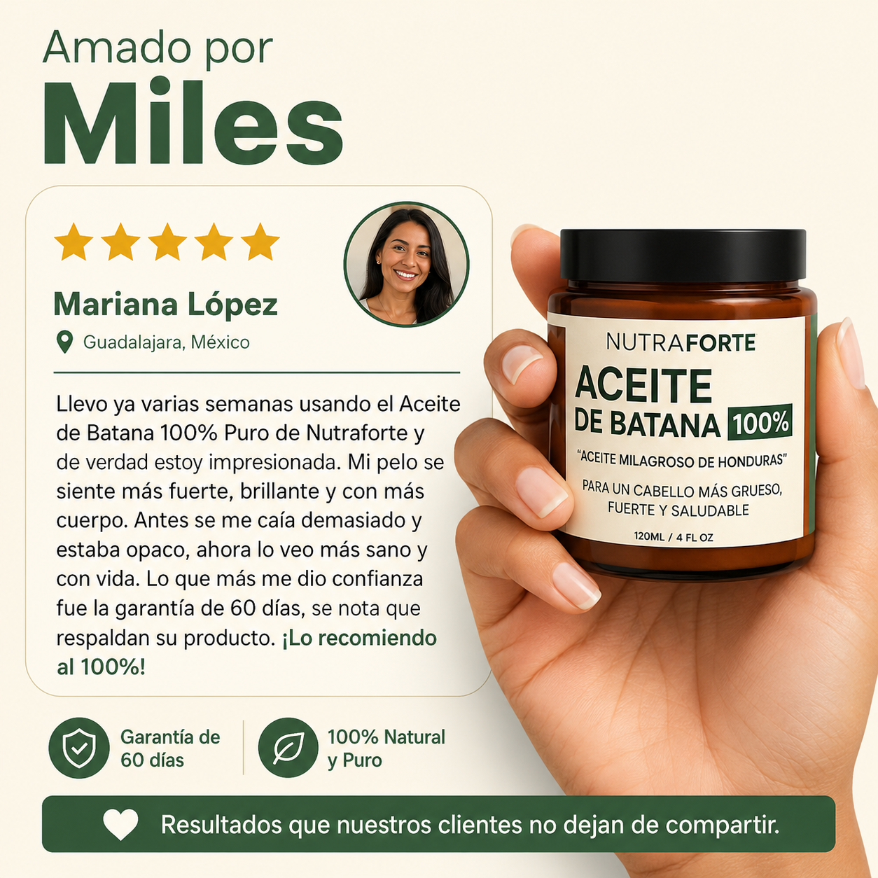 Aceite de Batana 100% Puro
